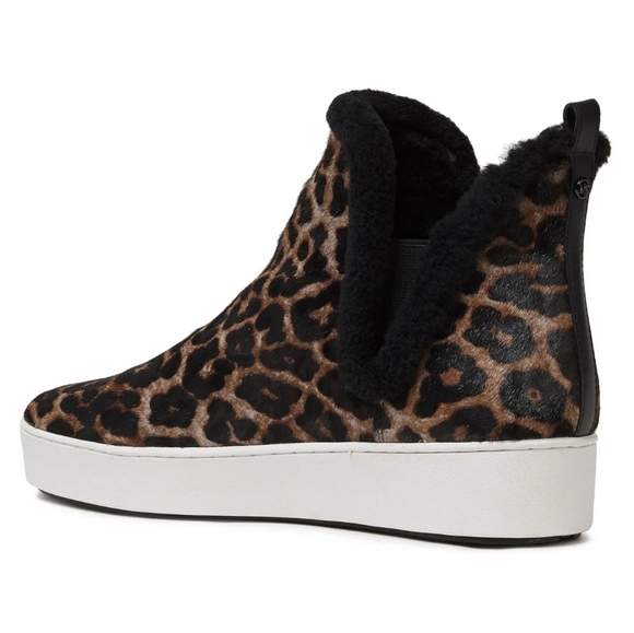 MICHAEL KORS Ashlyn Leopard-print Sneakers - Picture 2 of 4